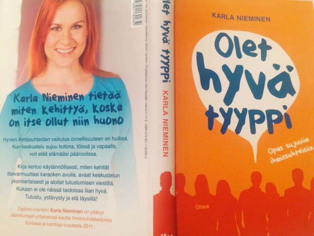Olet hyvä tyyppi. Karla Nieminen, Otava 2017