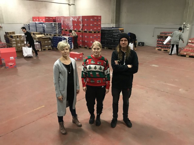 Woltin, Hope ry:n ja Bob the Robotin yhteistyö joulumielen levittämiseksi on sujunut loistavasti.