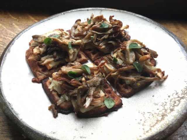 Nolla: Rapea sienivohveli