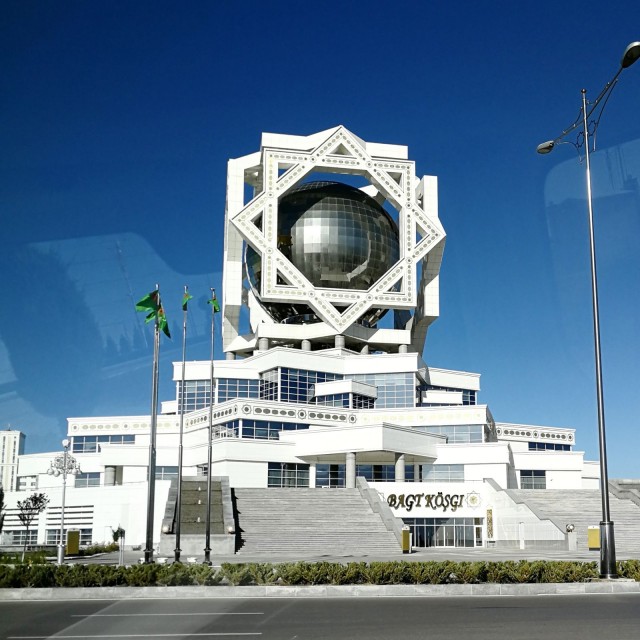 Hulppea hotelli Turkmenistanissa.