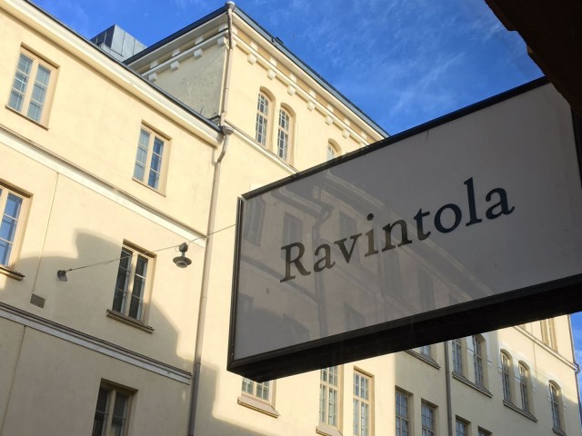 Ravintola Kuurna Meritullinkadulla.