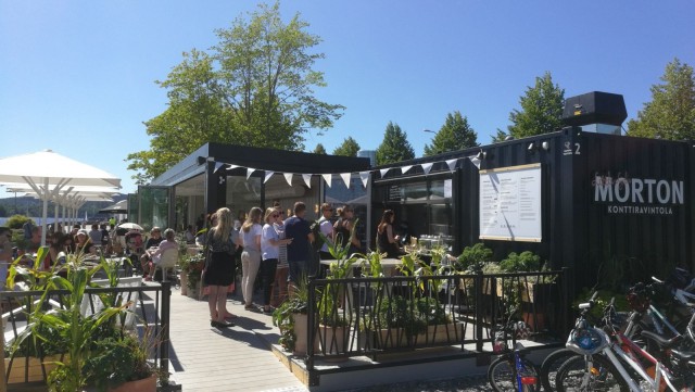 Jyväskylän Morton sijaitsee Jyväskylän sataman Kompassirannassa Kilpisen sillan kupeessa.