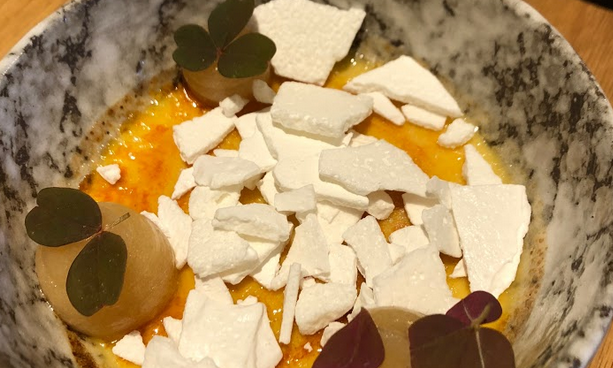 crème brûlée powered by gorgonzola