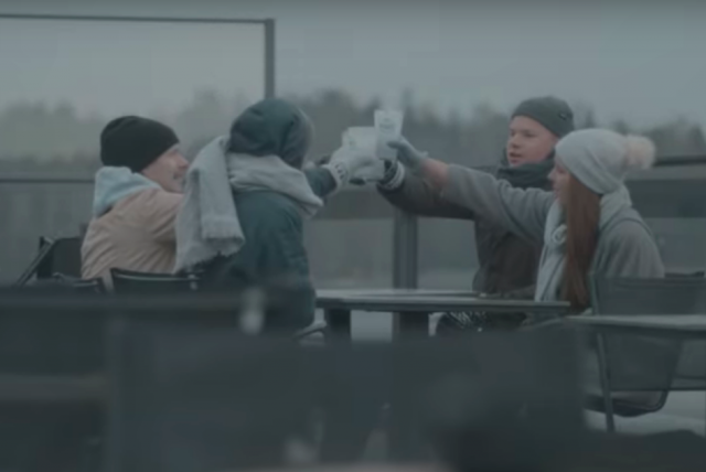 Täydellinen terassisää.