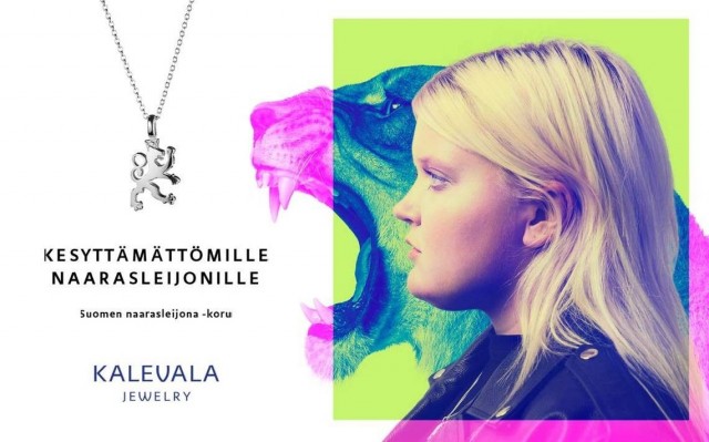 Alma edustaa Kalevala Korun Naarasleijona-korun kasvona.