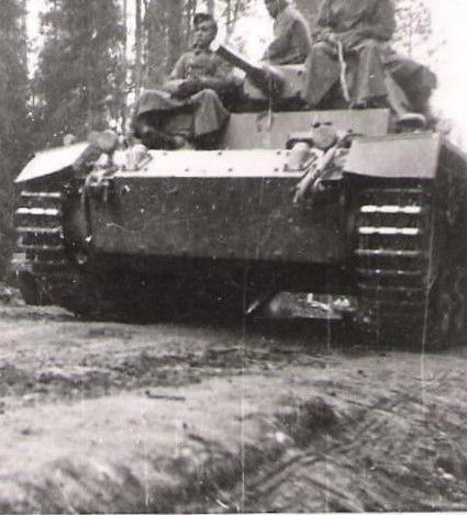 Saksalainen panssari Kiestingissä