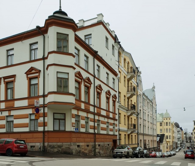Kaunista entisajan arkkitehtuuria Helsingissä