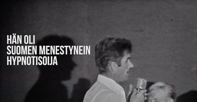 DocPoint tarjoaa mahdollisuuden tutustua Suomen kuuluisimpaan hypnotisoijaan Olliver Hawkiin.