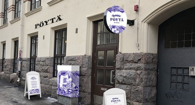 Ravintola Pöytä avataan maaliskuun viimeisenä viikonloppuna kahdeksi kuukaudeksi Pursimiehenkadulle.