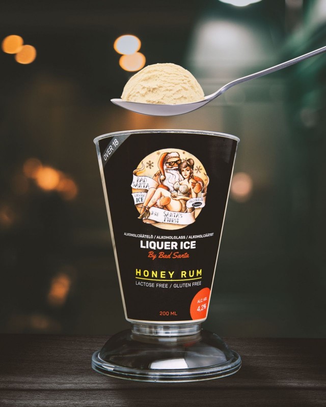 Turkulainen Bad Santa Liquer Ice -alkoholijäätelö tuli markkinoille viime kesänä.