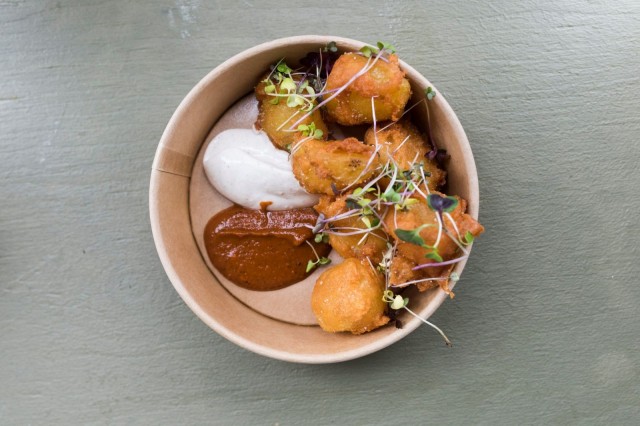 Ravintola Kuurnan The Best Potatoes in Town oli nimensämukainen annos.