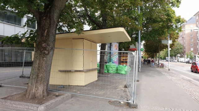 Lippakioskin remontti kesti puolitoista kuukautta.