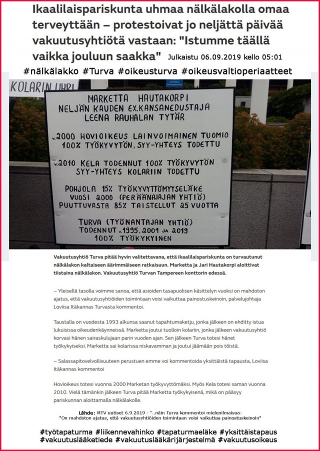 Miksi median uutisointi nälkälakosta on katkennut?