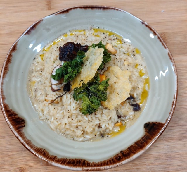 Winebridgen risotossa maistuvat syksyn maut.