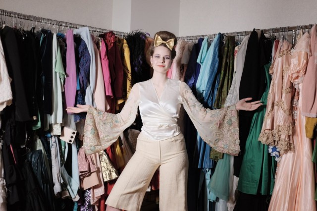 Ina Mikkola tykkää kierrätyksestä.