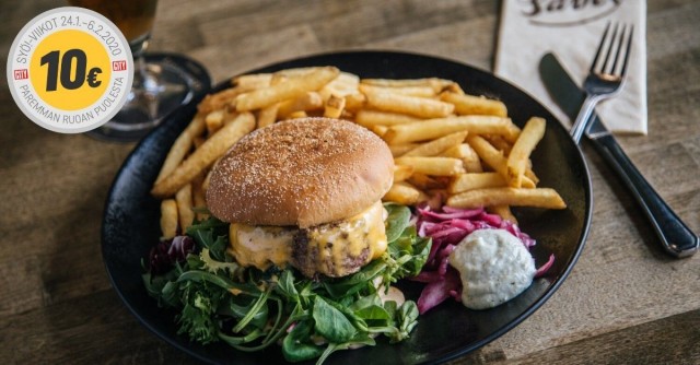 Kantsun Sävel luottaa burgereihin.