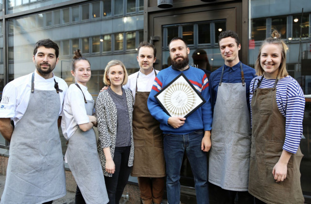 Grön valittiin vuoden ravintolaksi 2017.