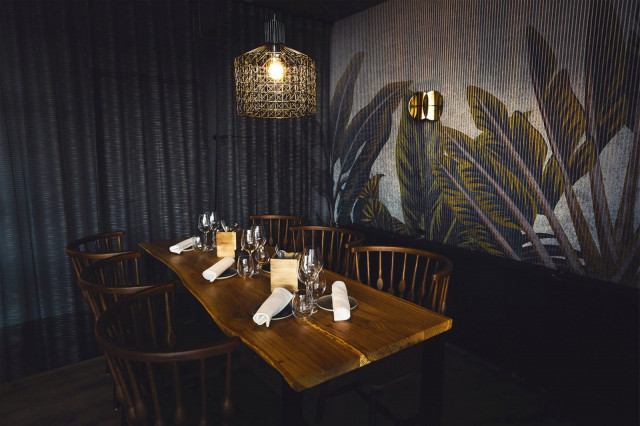 Bistro O Mat sijaitsee kauppakeskus Ainoassa.