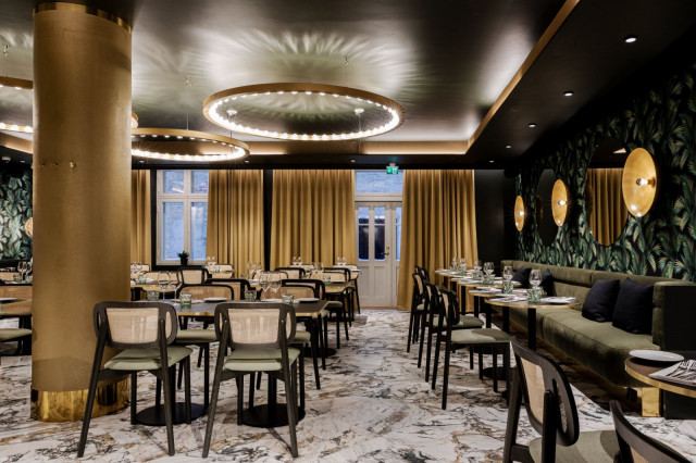 Can Can -sali on luotu art deco -henkeen.