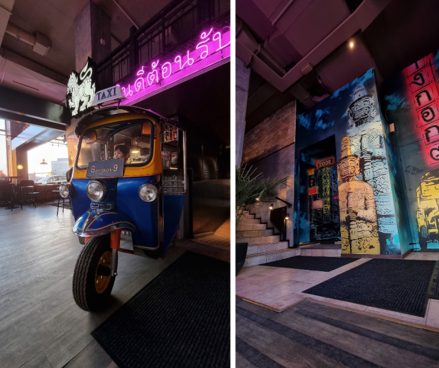 Ravintolan ainutlaatuinen sisustus on osa elämystä.