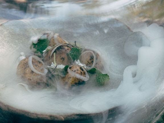 Nielun menu perustuu villiyrtteihin ja kotimaisten tuottajien raaka-aineisiin.