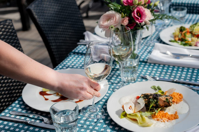 Wanha Makasiini on helmi Lappeenrannan satamassa.