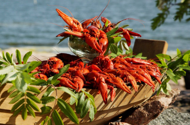 Saaressa nautit ravuista merellisessä miljöössä.