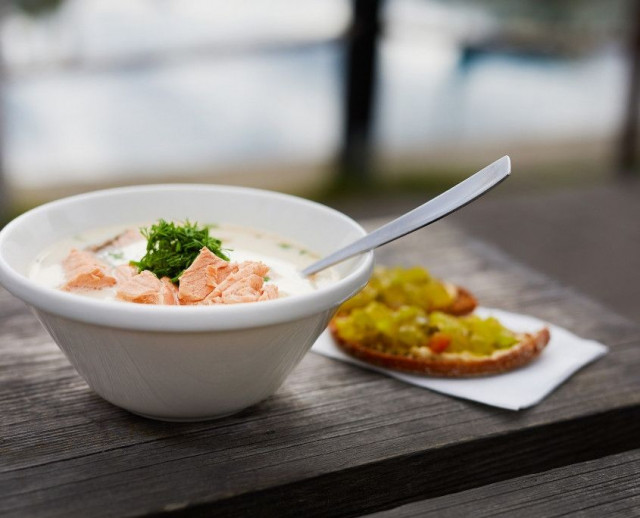 Kalakeitto on Kampelan yksi suosituimmista herkuista.