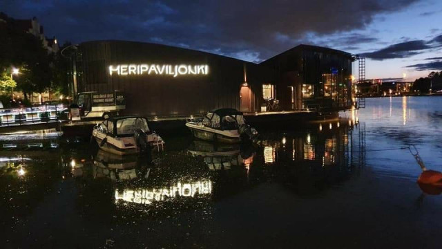 Meripaviljongin tunnelma on aivan omaa luokkaansa.