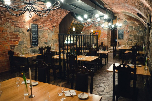 Musta Lammas sijaitsee vanhan oluttehtaan tiloissa.