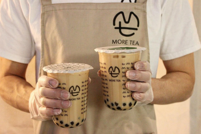 More Tean juomat on helppo napata myös mukaan.