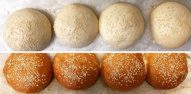 Yrittäjä Dennis leipoo Clubhouse Grillin burgerisämpylät itse.