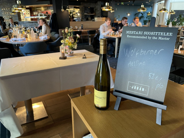 Riesling ja parsa on pettämätön yhdistelmä.