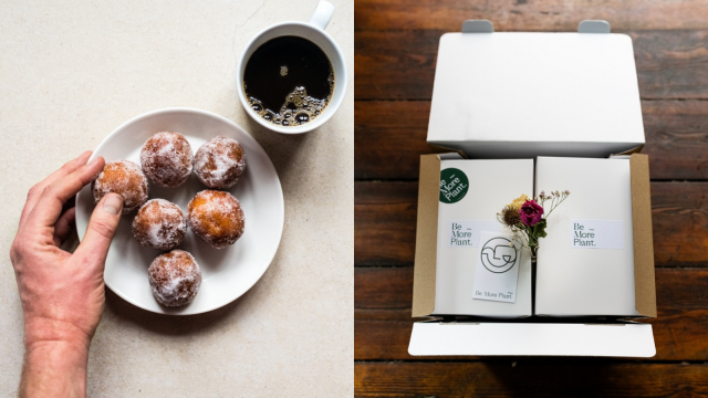 Be More Plant -vappuboksi tuo vappuherkut luoksesi.