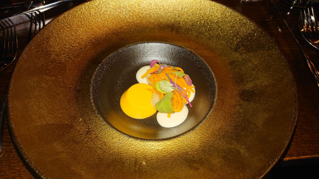 Kampasimpukkaa ja kurpitsaa