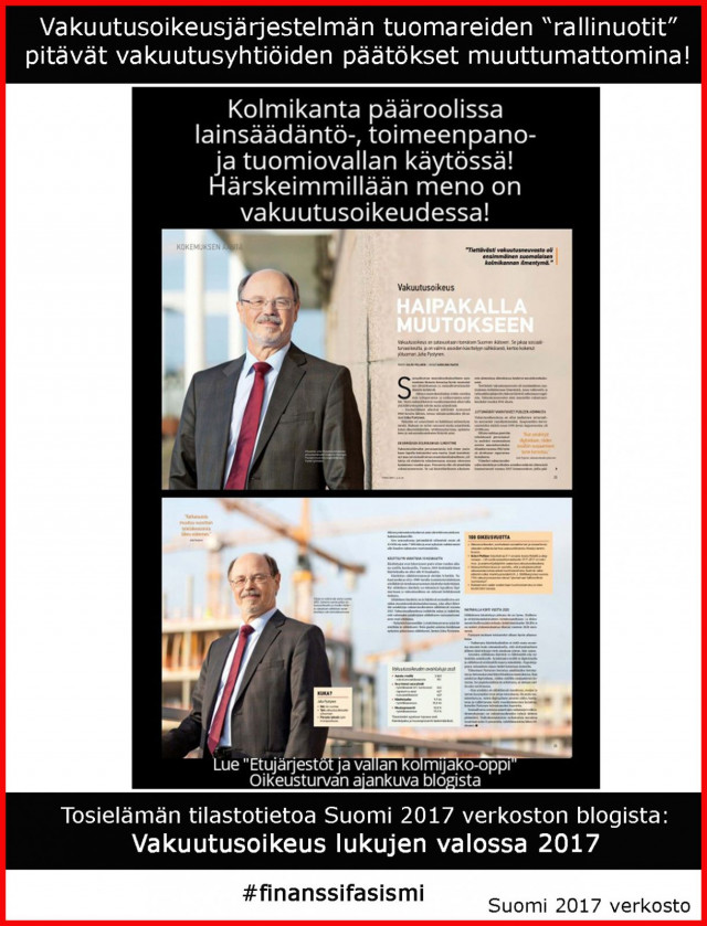 Vakuutusmafia Suomessa. Faktaa vai fiktiota?