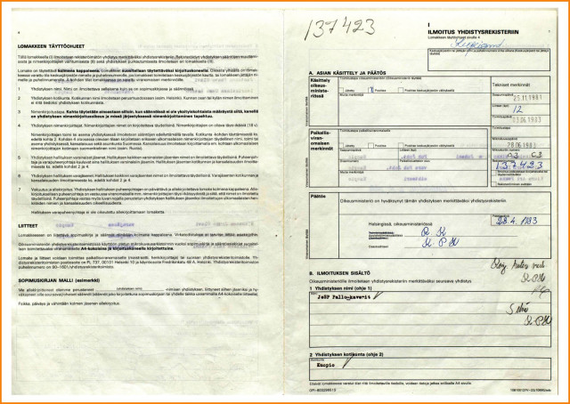 Mukana kirjoituskoneella kirjoitettuja liitteitä 12 kappaletta!