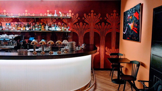 Ravintolan sisustus henkii perinteistä laadukasta tunnelmaa.