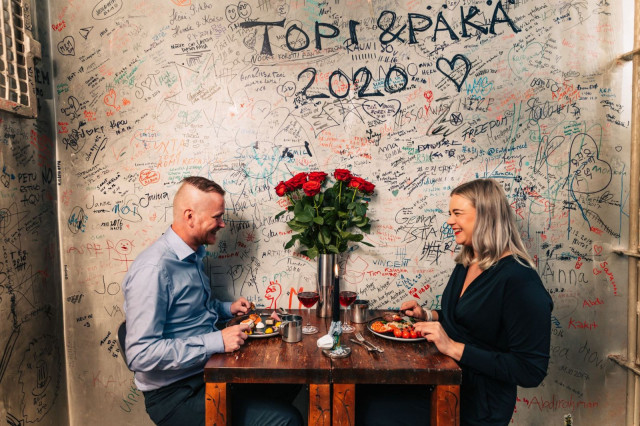 Linnankellarissa on ainutlaatuista tunnelmaa.