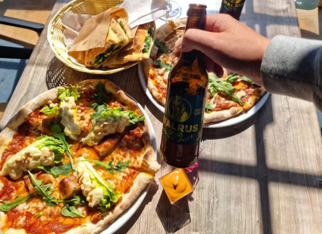 Walrusin oma olut maistuu pizzojen kyytipoikana.