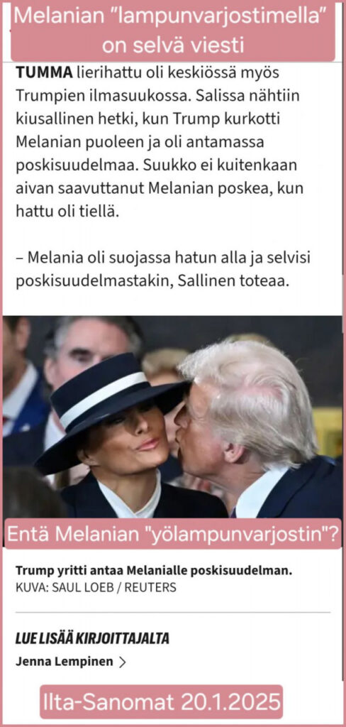 Yhdysvaltain 47. presidentin virkaanastujaiset.