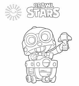 kleurplaat brawl stars