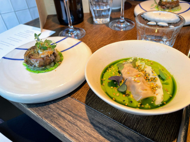 LOBOssa annokset on viimeistelty taidokkaasti.