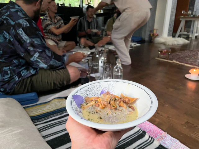 Illallisen pääruoat lämmittivät kehoa ja mieltä aivan uudella tavalla.