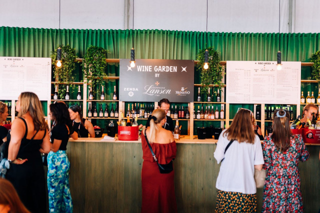 Flow panostaa niin ruoka- kuin juomatarjontaan.