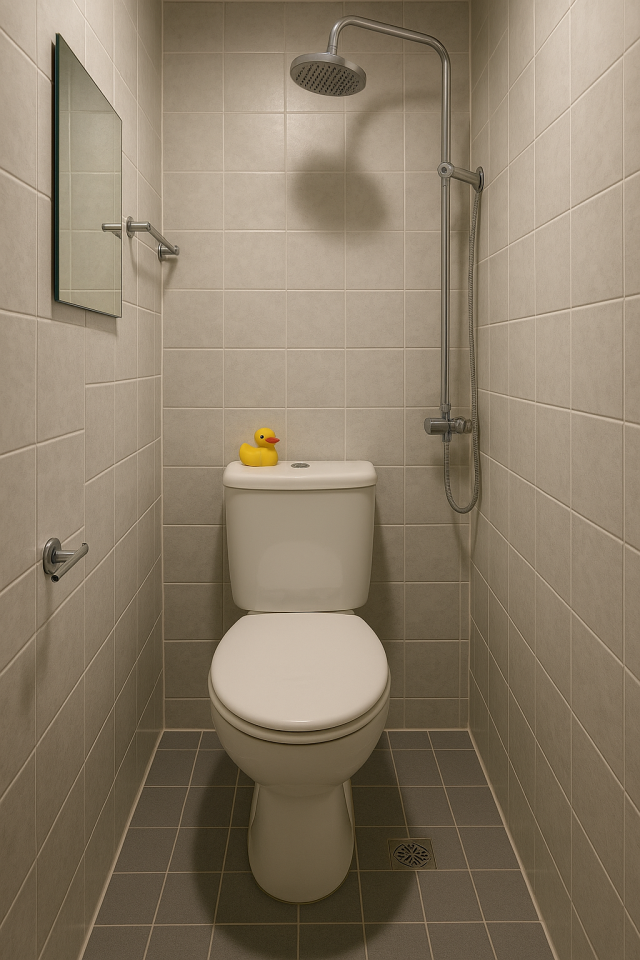 True story bro - Kallion yksiöiden vessat ovat joskus tasan näin surullisia.