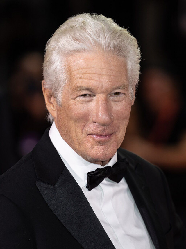 Richard Gere kuvattuna Venetsian elokuvajuhlilla vuonna 2024.