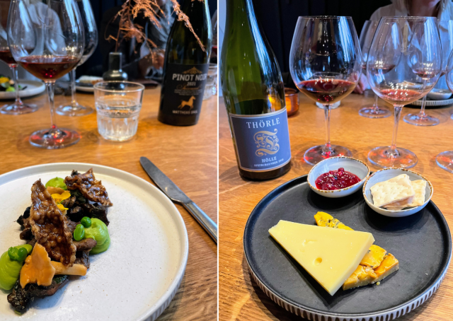 Dagmarissa pääsee nauttimaan Pinot Noir -viinien kanssa paritetun 3 ruokalajin menun.