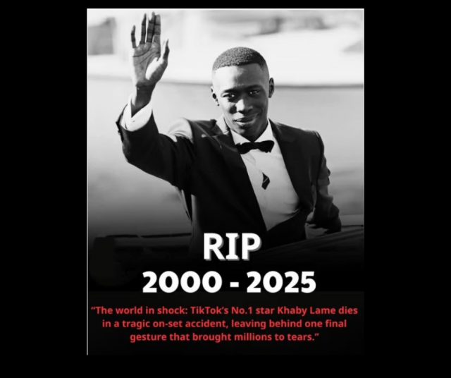 Internetissä kiertävä kuva Khaby Lamesta.