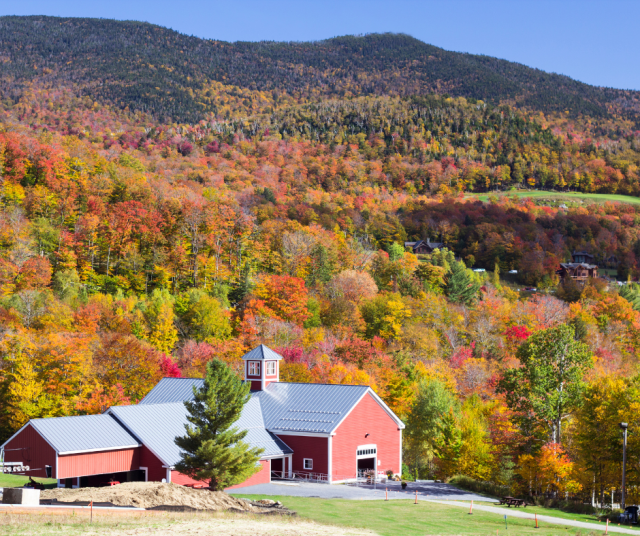 Uusi-Englanti syksyllä.